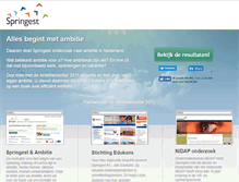 Tablet Screenshot of ambitie.springest.nl